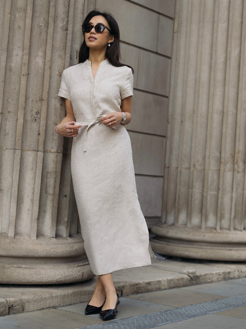 amelia elbow sleeve midi dress The Amelia Midi Dress